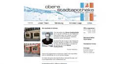 Desktop Screenshot of obere-stadtapotheke.at